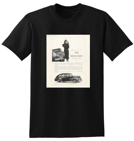 1939 MERCURY 4 DOOR SLOPER FORD AUSSIE AD TSHIRT