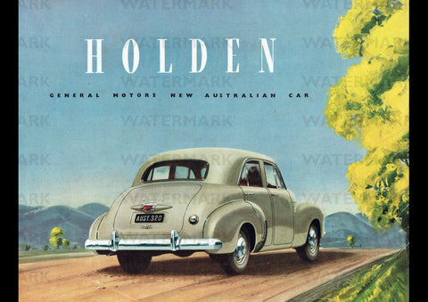 1948 48-215 HOLDEN AUSSIE AD ART PRINT POSTER