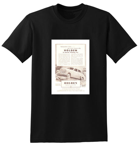 1949 48-215 FX HOLDEN SEDAN AUSSIE AD TSHIRT