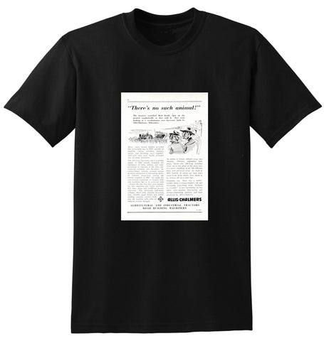 1949 ALLIS-CHALMERS MACHINERY TRACTORS AUSSIE AD TSHIRT