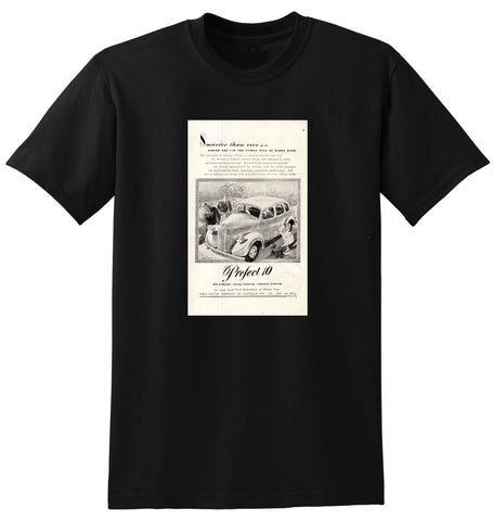 1949 FORD PREFECT 10 SEDAN AUSSIE AD TSHIRT