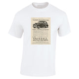 1949 VAUXHALL VELOX & WYVERN SEDAN AUSSIE AD TSHIRT