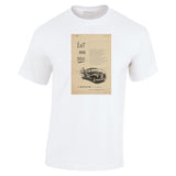 1950 AUSTIN A40 DEVON SALOON ENGLISH UK AD TSHIRT