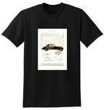 1950 RILEY 2.5 LITRE SALOON ROADSTER DROPHEAD AUSSIE AD TSHIRT