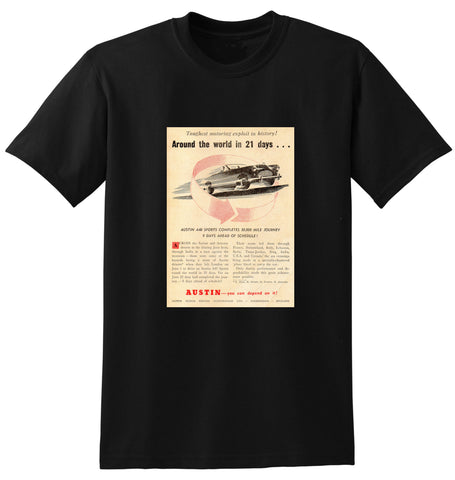 1951 AUSTIN A40  SPORTS AUSSIE AD TSHIRT