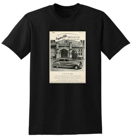 1951 AUSTIN VANDEN PLAS PRINCESS II ENGLISH UK AD TSHIRT