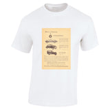 1951 JOWETT RANGE AUSSIE AD TSHIRT