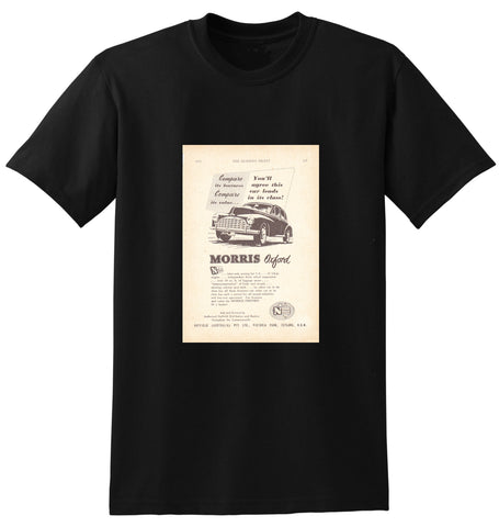 1951 MORRIS OXFORD NUFFIELD AUSSIE AD TSHIRT