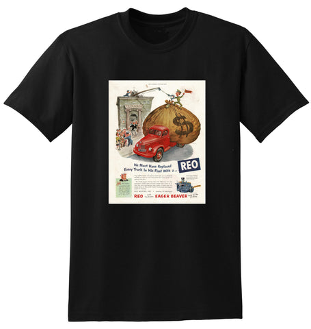 1951 REO TRUCK USA AD TSHIRT