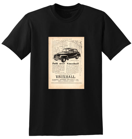 1951 VAUXHALL WYVERN GMH AUSSIE AD TSHIRT