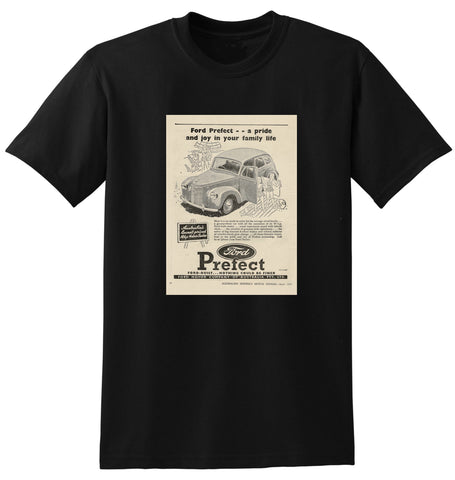 1952 FORD PREFECT SEDAN AUSSIE AD TSHIRT