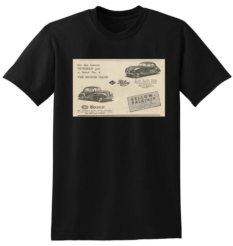 1952 RILEY & WOLSELEY NUFFIELD AUSSIE AD TSHIRT