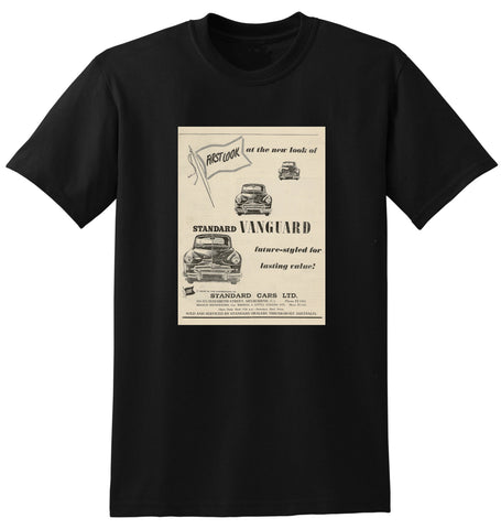 1952 STANDARD VANGUARD SEDAN AUSSIE AD TSHIRT