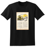 1953 CATERPILLAR TRACTOR CO GOOD NEIGHBOR POLICY AUSSIE AD TSHIRT