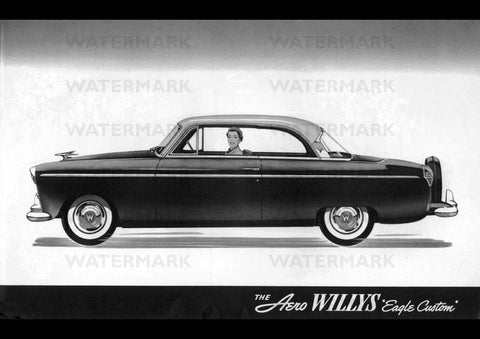 1954 AERO WILLYS EAGLE CUSTOM USA REPRO AD ART PRINT POSTER