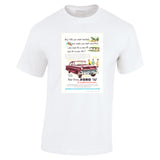 1955 FORD CUSTOMLINE V8 AUSSIE AD TSHIRT