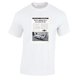 1956 CHEVROLET USA AD TSHIRT