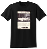 1956 FORD CUSTOMLINE V8 AUSSIE AD TSHIRT