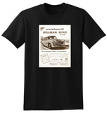 1956 HILLMAN MINX DELUXE SEDAN ROOTES GROUP AUSSIE AD TSHIRT