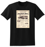 1956 HILLMAN MINX DELUXE AUSSIE AD TSHIRT