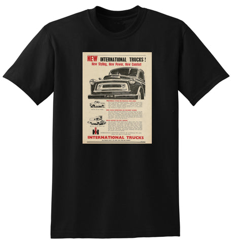1956 INTERNATIONAL HARVESTER AS-110 AS-112 AS-160 TRUCKS AUSSIE AD TSHIRT