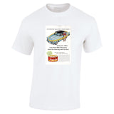 1956 JOHNSONS J-WAX CAR WAX PLYMOUTH CHRYSLER USA AD TSHIRT