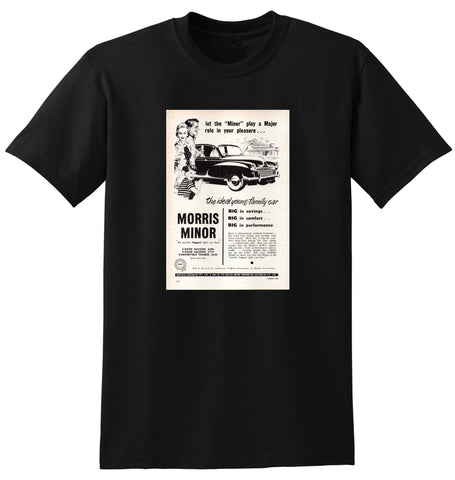 1956 MORRIS MINOR BMC AUSSIE AD TSHIRT