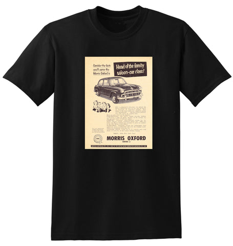 1956 MORRIS OXFORD SERIES 2 BMC AUSSIE AD TSHIRT