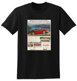 1956 RAMBLER CROSS COUNTRY SEDAN & WAGON USA AD TSHIRT