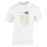 1956 VOLKSWAGEN BEETLE AUSSIE AD TSHIRT