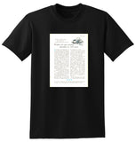 1956 VOLKSWAGEN BEETLE WONDER CAR AROUND AUSTRALIA AUSSIE AD TSHIRT
