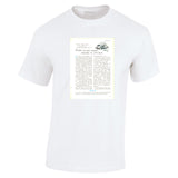 1956 VOLKSWAGEN BEETLE WONDER CAR AROUND AUSTRALIA AUSSIE AD TSHIRT