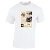 1956 WORLD WIDE FORD TRUCKS BRITAIN 5 CWT THAMES VAN ENGLISH UK AD TSHIRT