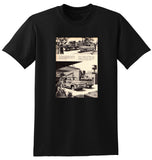 1956 WORLD WIDE FORD TRUCKS BRITAIN 5 CWT THAMES VAN ENGLISH UK AD TSHIRT