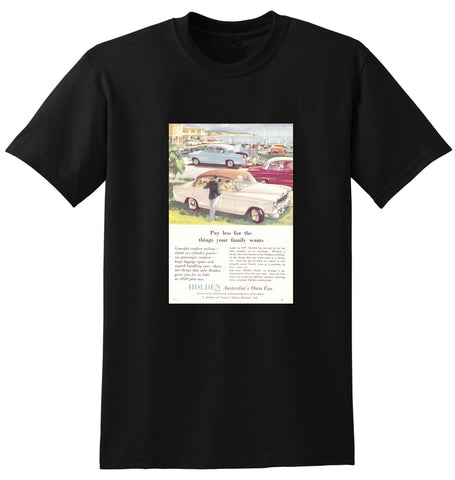 1957 FE HOLDEN RANGE AUSSIE AD TSHIRT