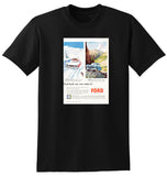 1957 WORLD WIDE FORD CARS CUSTOMLINE PREFECT MERCURY TAUNUS INTERNATIONAL AD TSHIRT