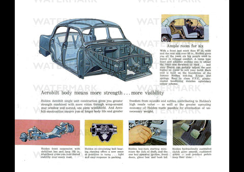 1958 FC HOLDEN AUSSIE REPRO AD ART PRINT POSTER