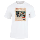 1958 GLEEM TOOTHPASTE GIVEAWAY CHRYSLER NEW YORKER PLYMOUTH SUBURBAN SPORT USA AD TSHIRT