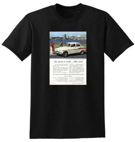 1958 SIMCA ARONDE AUSSIE AD TSHIRT