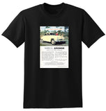 1958 SIMCA ARONDE SEDAN AUSSIE AD TSHIRT