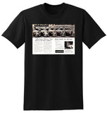 1958 VOLKSWAGEN DELIVERY VANS AND BEETLE AUSSIE AD TSHIRT