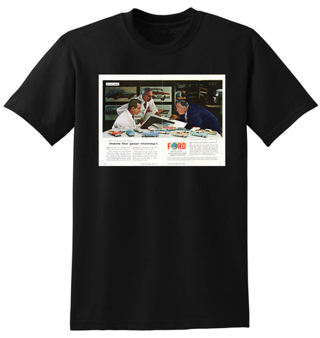 1958 WORLD WIDE FORD COMPANIES STYLING PROMOS AUSSIE AD TSHIRT