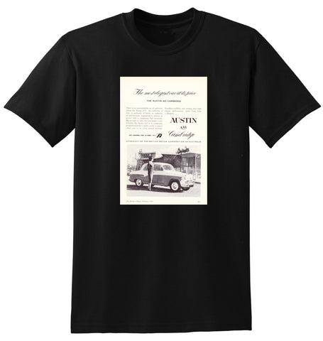 1959 AUSTIN A55 CAMBRIDGE BMC AUSSIE AD TSHIRT