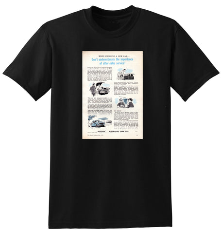 1959 FC HOLDEN AFTER SALES SERVICE AUSSIE AD TSHIRT