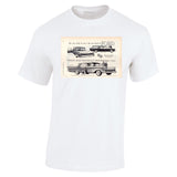 1959 FORD RANGE FAIRLANE 500 CUSTOM 300 RANCH WAGON AUSSIE AD TSHIRT