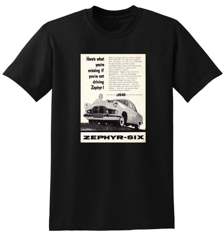 1959 FORD ZEPHYR-SIX AUSSIE AD TSHIRT