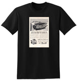 1959 PLYMOUTH 2 DOOR HARDTOP CHRYSLER MOPAR USA AD TSHIRT