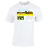 1960 CATERPILLAR MAKING THE DESERT BLOOM AD TSHIRT