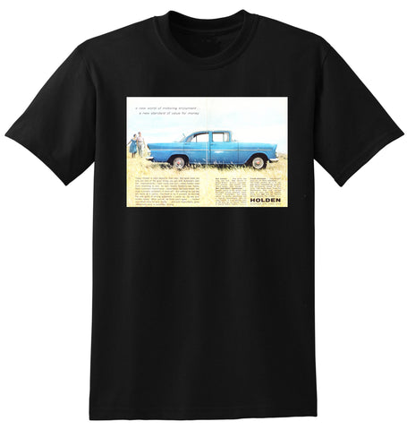 1962 EK HOLDEN SPECIAL SEDAN AUSSIE AD TSHIRT