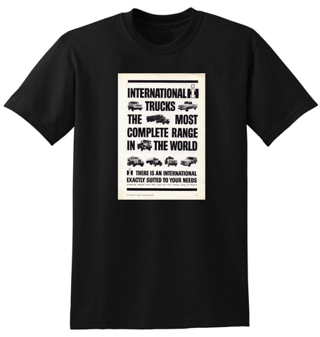 1964 INTERNATIONAL HARVESTER TRUCK RANGE AUSSIE AD TSHIRT